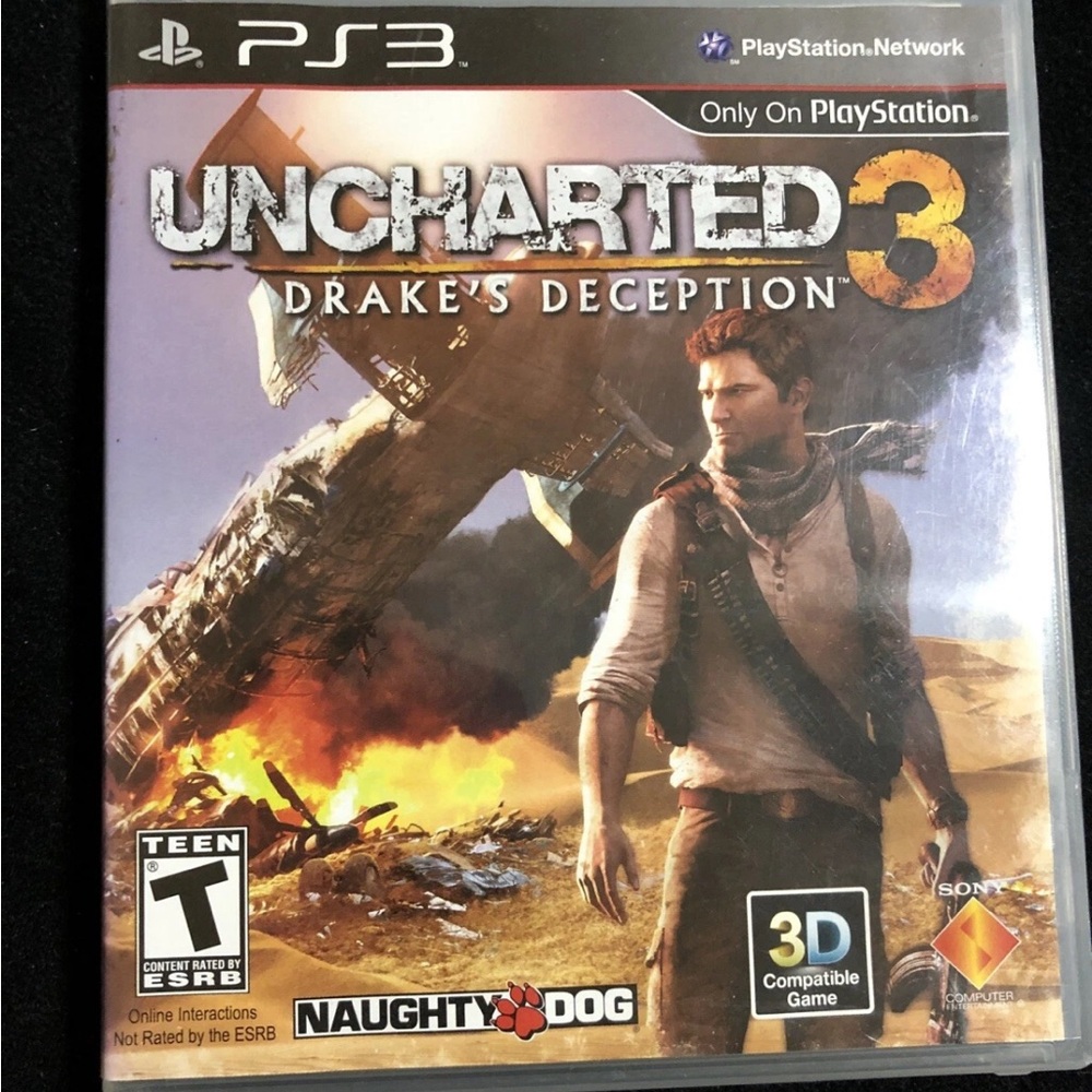 Uncharted 3: Drake's Deception for PS3 - Black